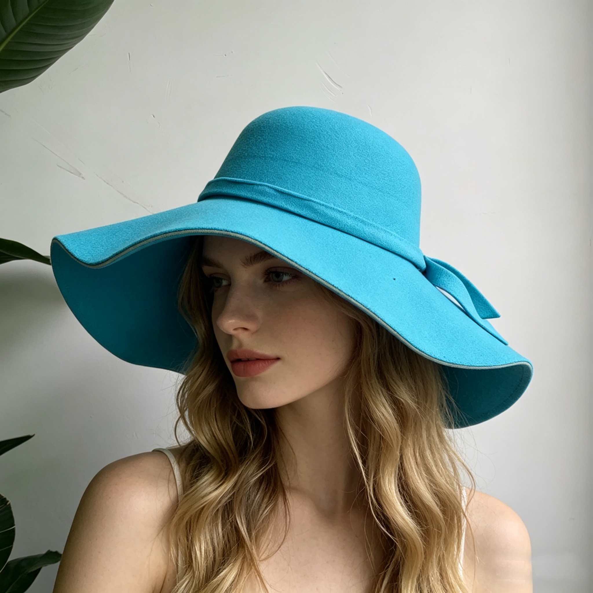 Women Fedora Hat Vintage Lady  - Hat Floppy Wide 评论和价格