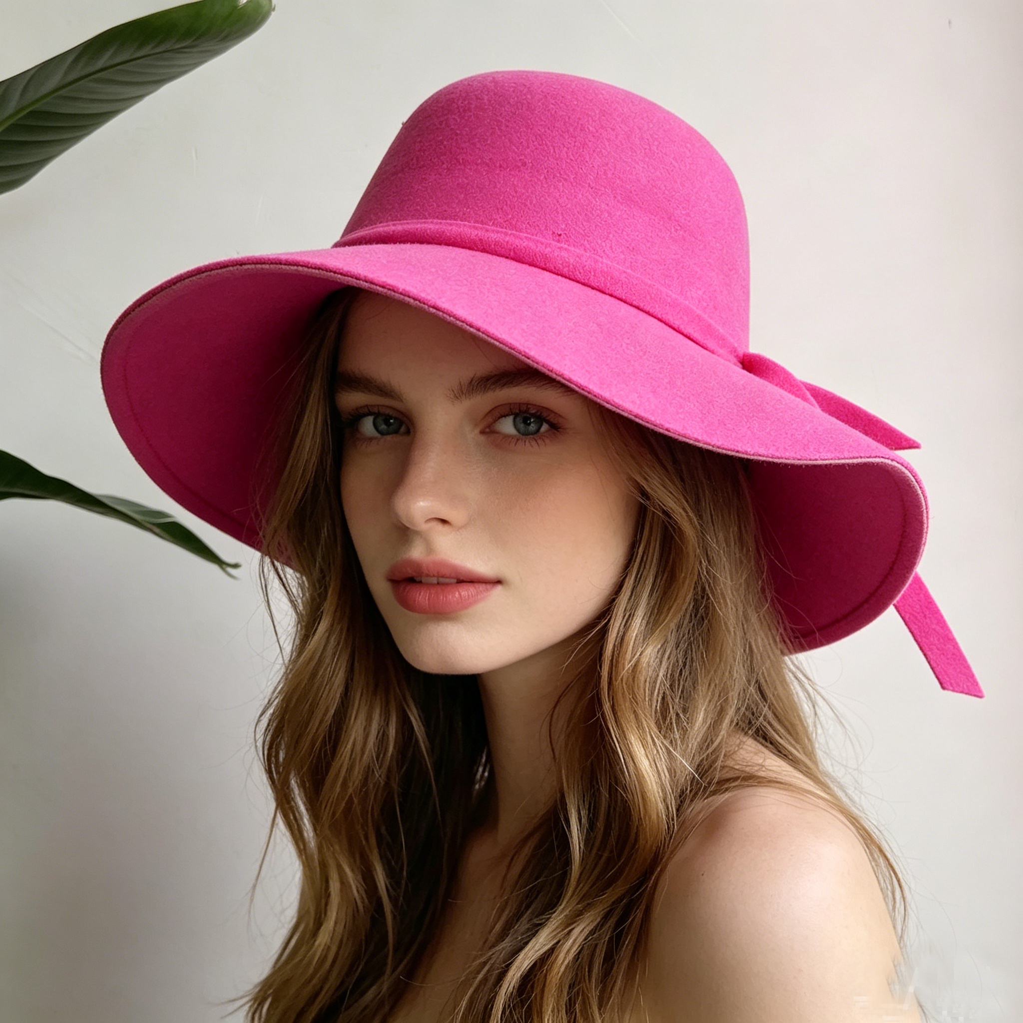 Women Fedora Hat Vintage Lady  - Hat Floppy Wide 评论和价格