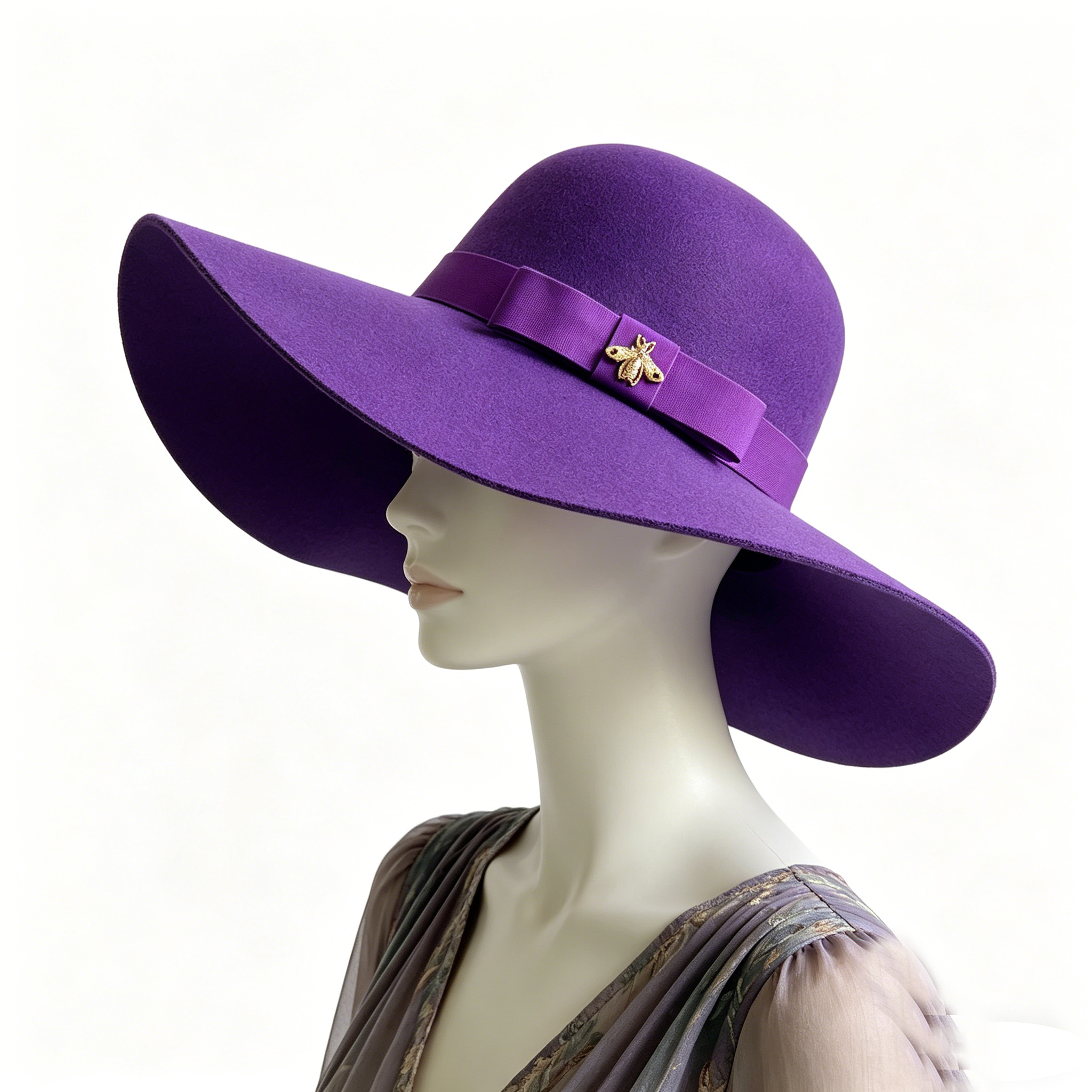 Women Fedora Hat Vintage Lady  - Hat Floppy Wide 评论和价格