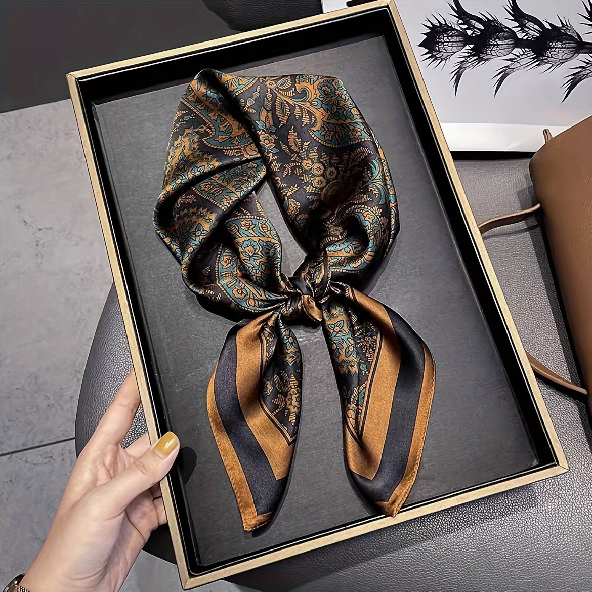 Fashionable Imitation Silk Sca - Headband Summer Knit 评论和价格
