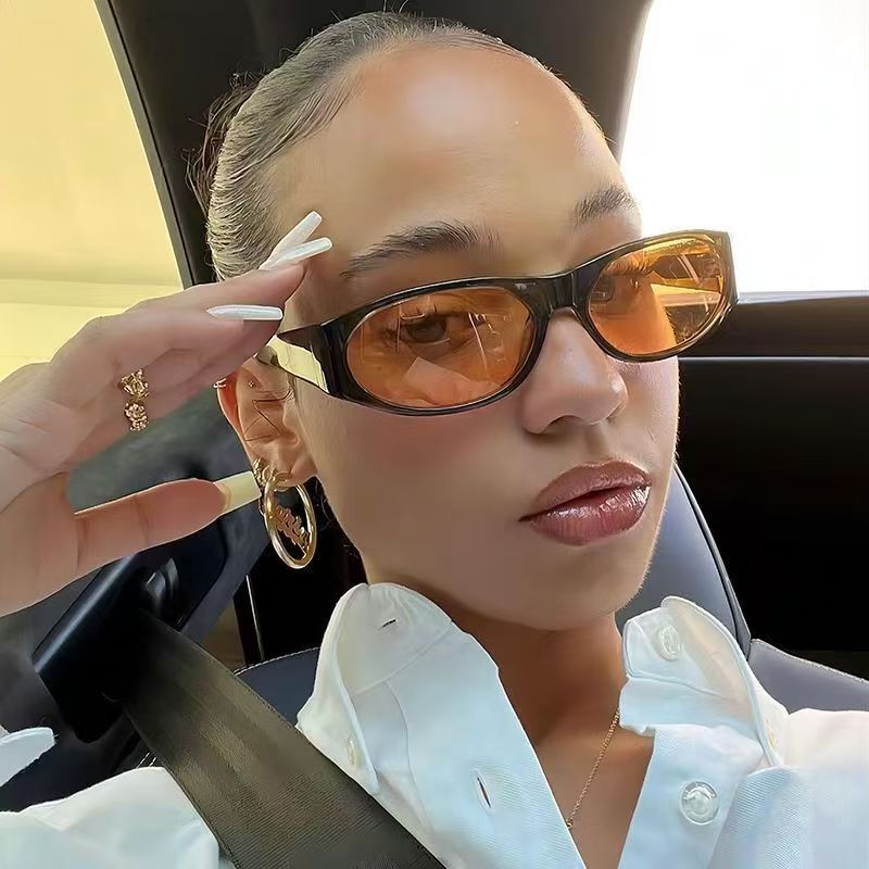 Small Oval Sunglasses Women Me - Sunglasses Cat Eye 评论和价格