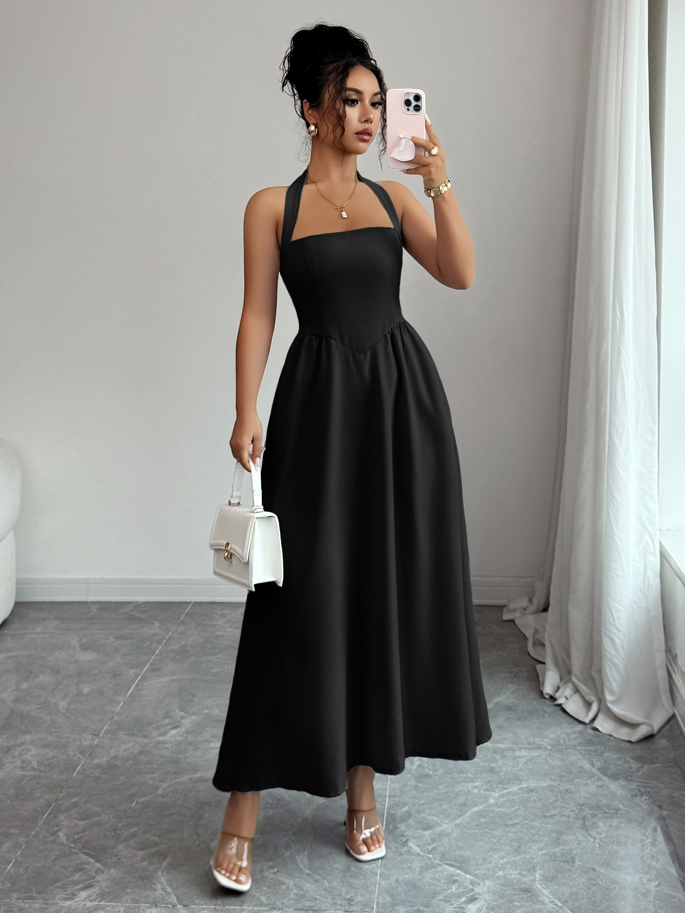 Women's Dress 5 Colors Halter  - Maxi Dress Halter 评论和价格