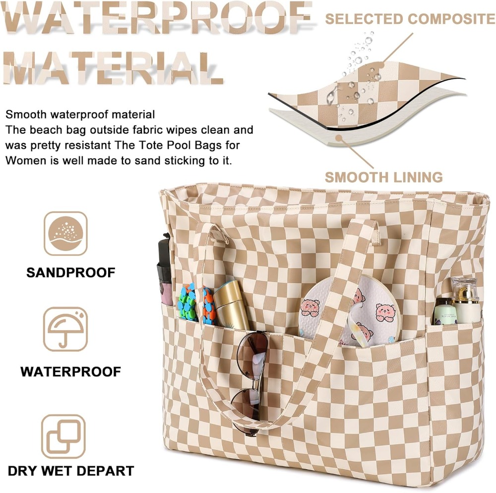Extra Large Waterproof Beach T - Tote Bag Beach 评论和价格