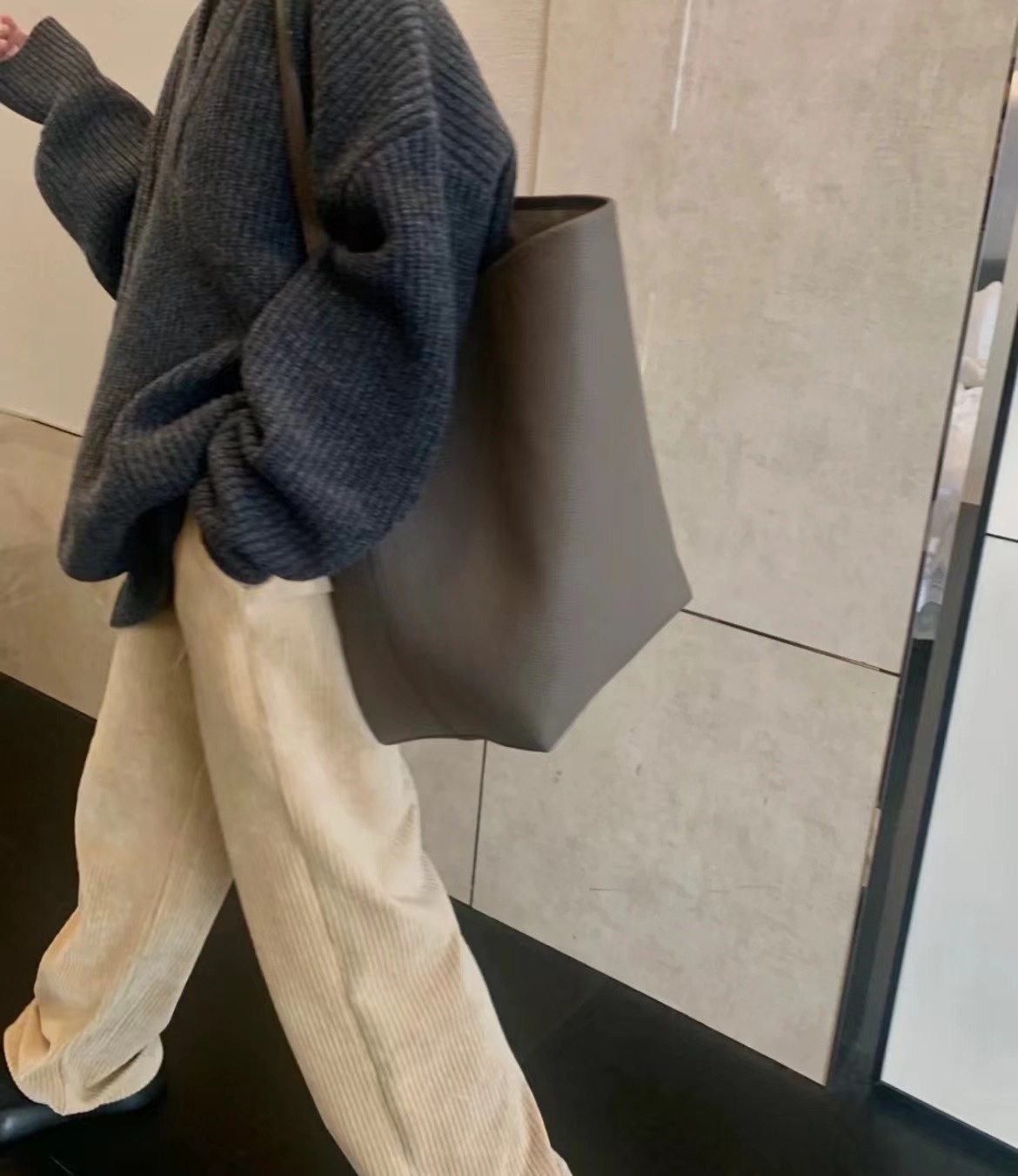Cowhide Autumn Winter Bag: Dur - Tote Bag Beach 评论和价格