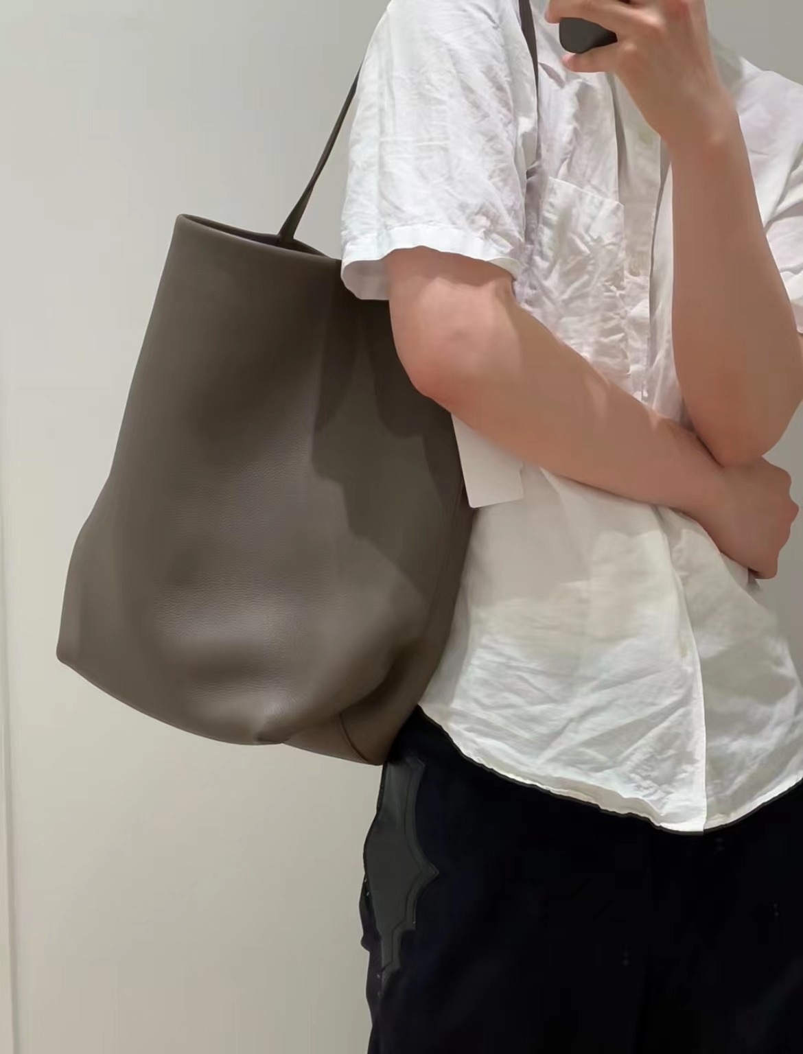 Cowhide Autumn Winter Bag: Dur - Tote Bag Beach 评论和价格