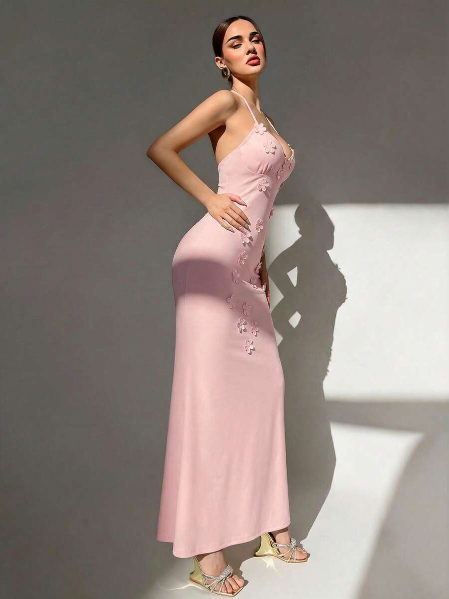Womens Sexy Y2K Micro Cup Fron - Maxi Dress Halter 评论和价格