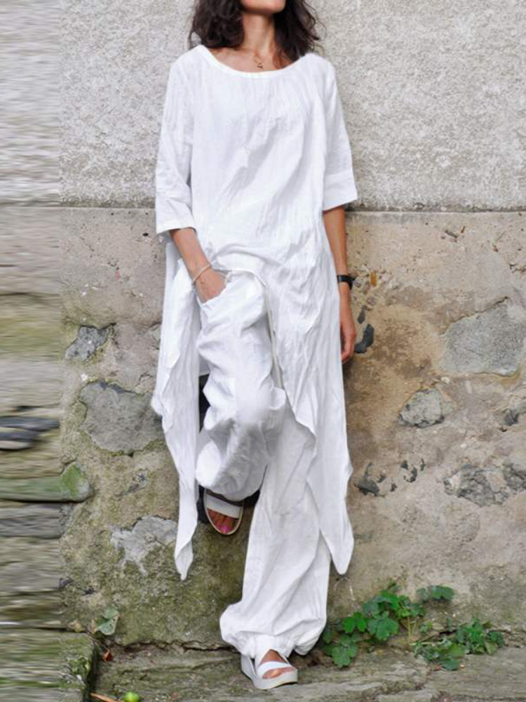 2024 Summer New Fashion Casual - Linen Pant Wide 评论和价格