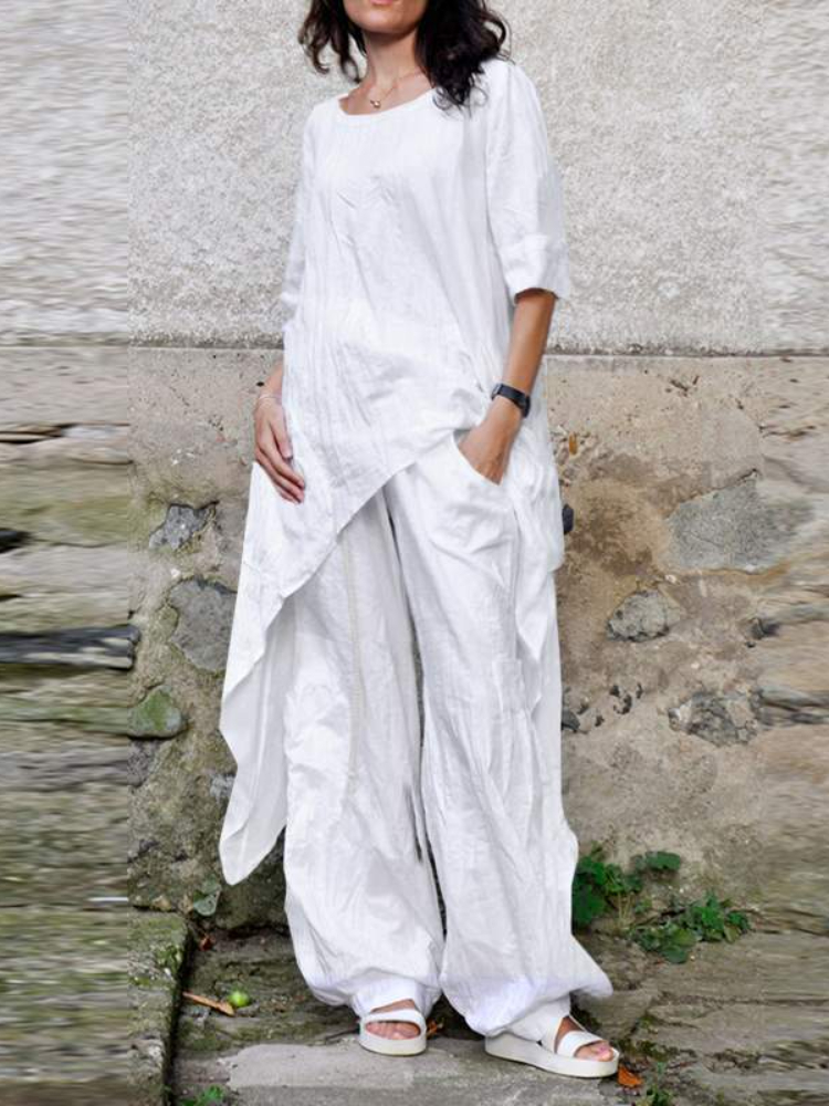 2024 Summer New Fashion Casual - Linen Pant Wide 评论和价格