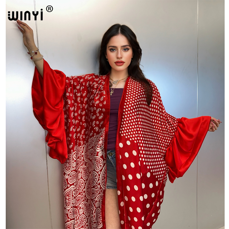 WINYI Summer Kimono party dres - Cover Up Kaftan 评论和价格