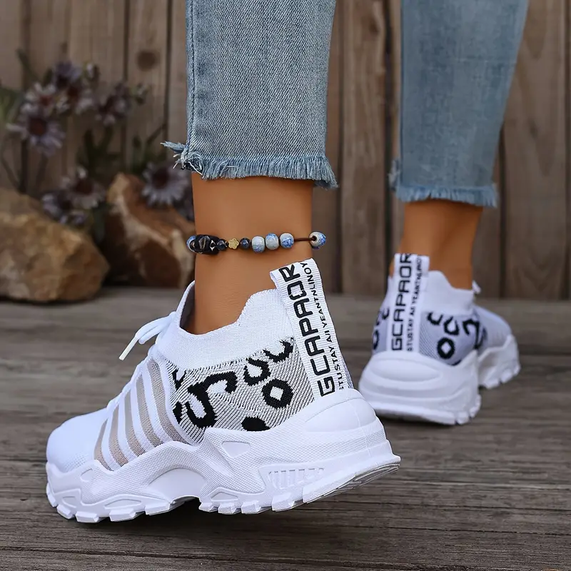 Leopard Print Knit Women's Sne - Wedge Espadrille Women 评论和价格