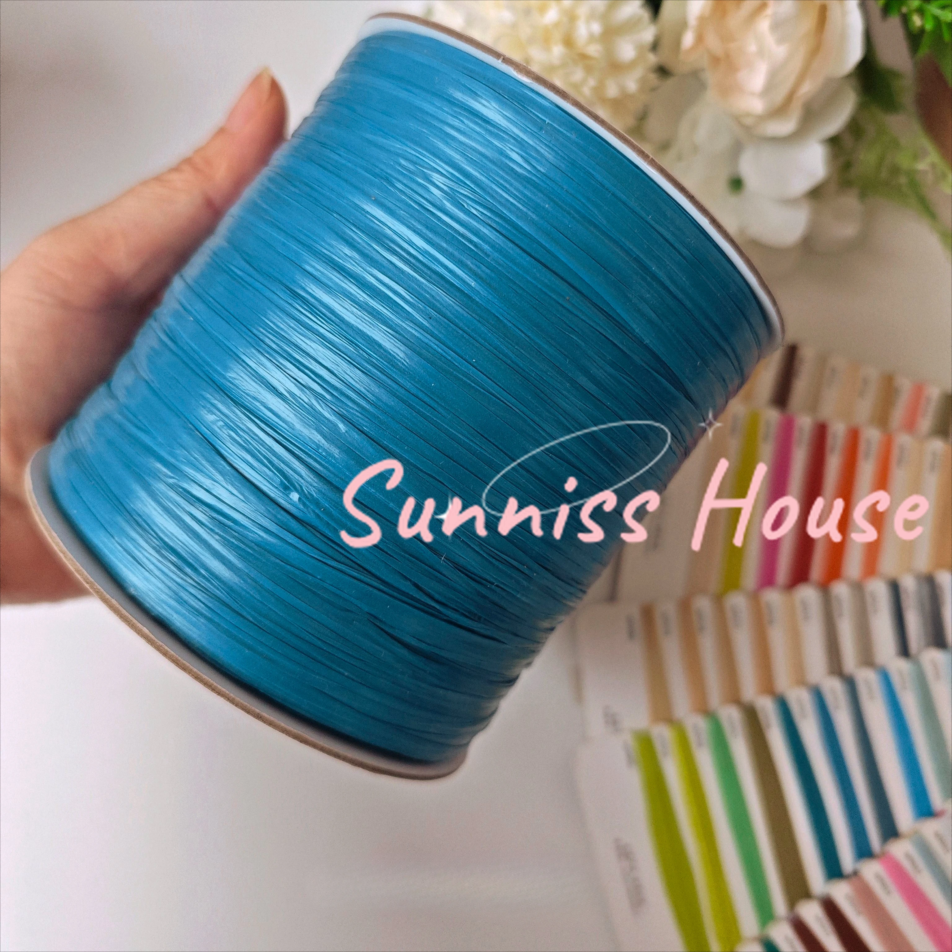 600M Matte Raffia Yarn，330g Ar - Crochet Bag Raffia 评论和价格