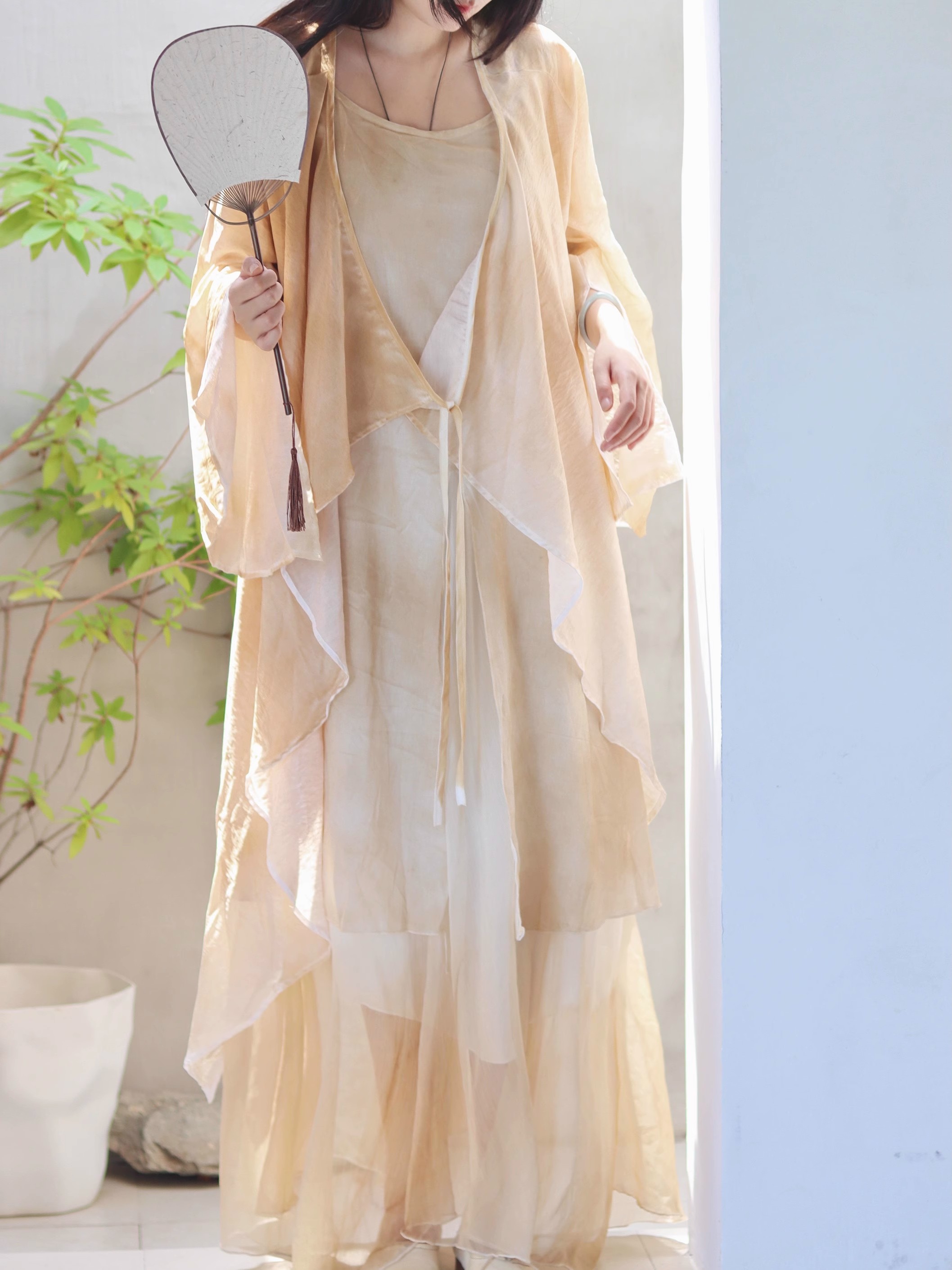 New Chinese Style Cotton Linen - Linen Dress Wrap 评论和价格