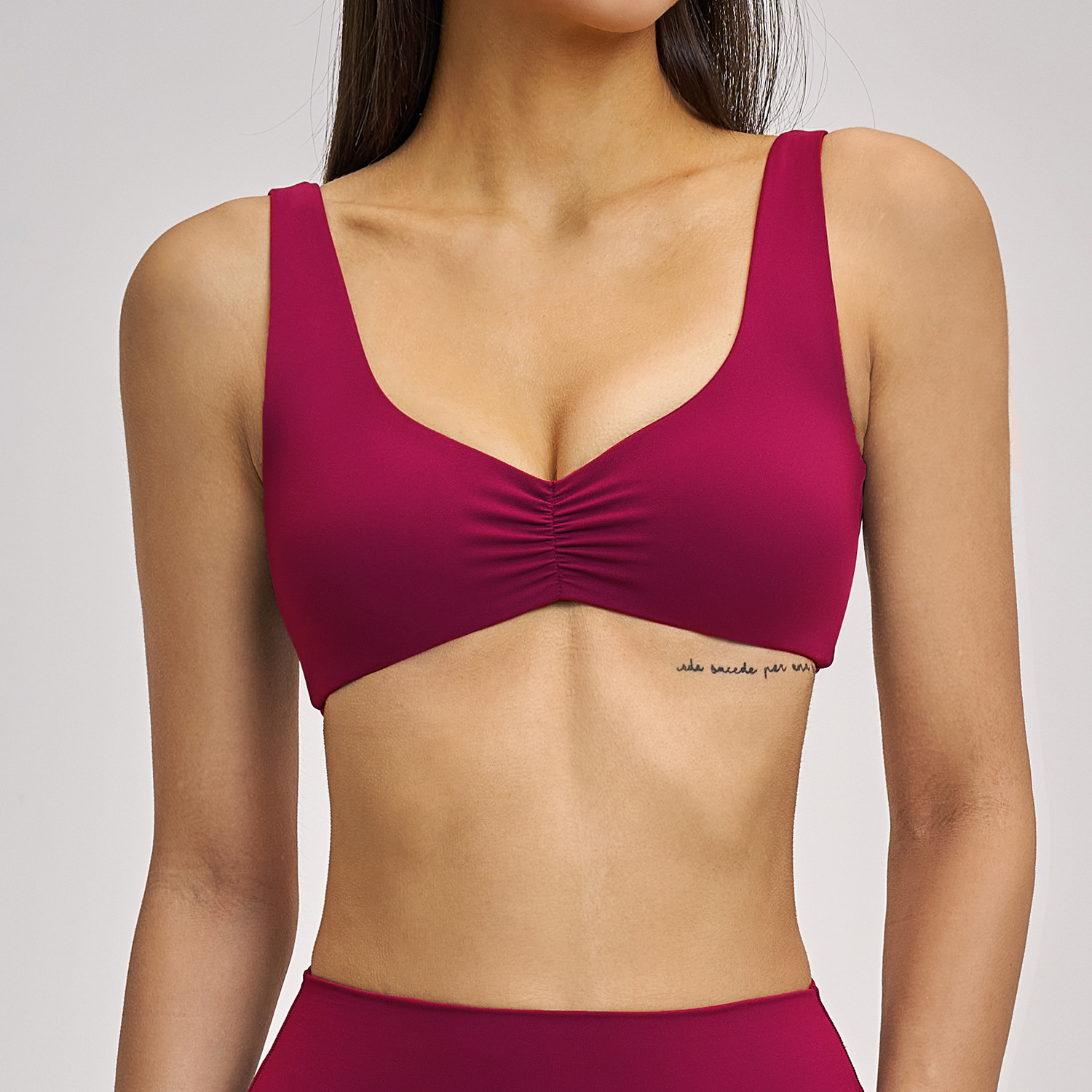 Sports Bra Women Top Push Up F - Bralette Triangle Set 评论和价格
