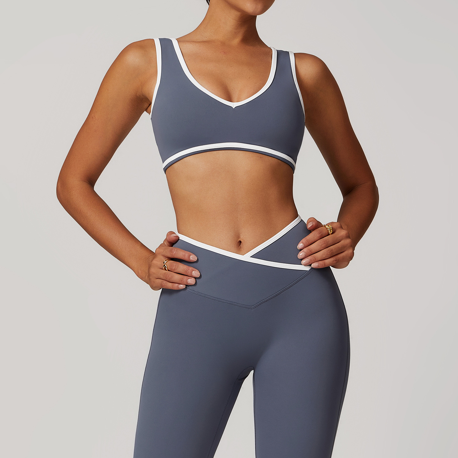 V-Neck Sports Bra Women Top Pu - Crop Top Crochet 评论和价格