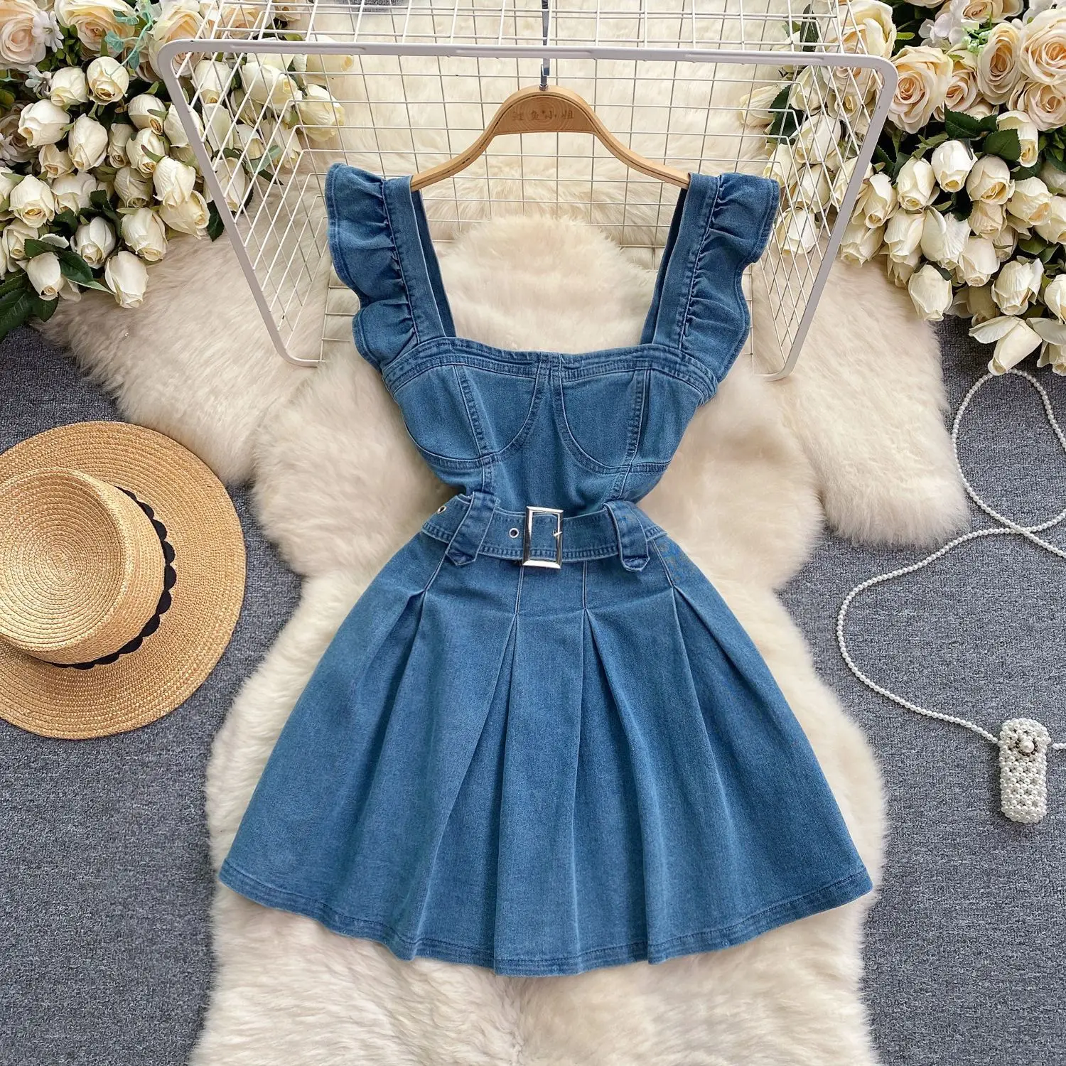 Korean Version of The College  - Maxi Dress Halter 评论和价格