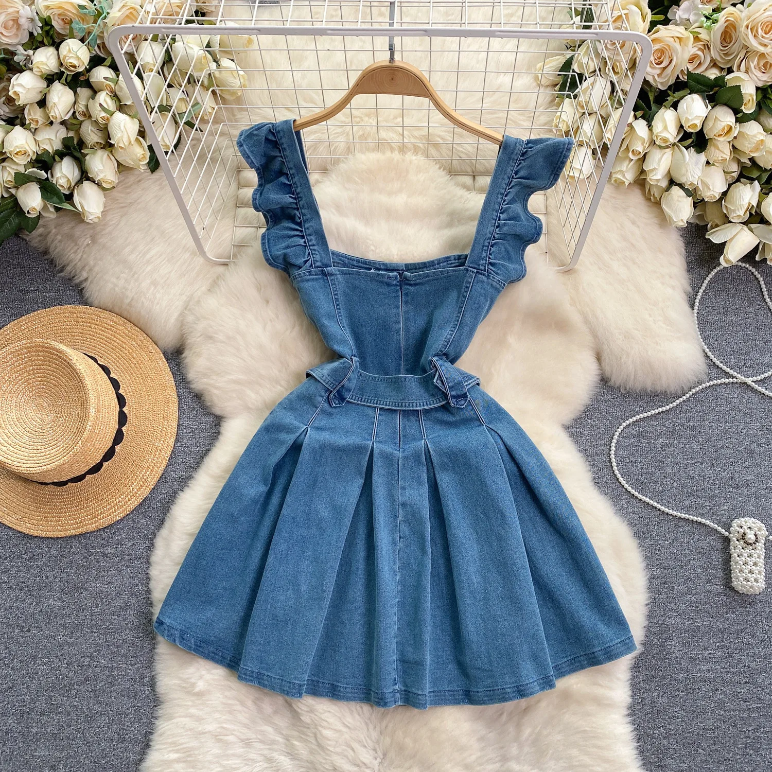 Korean Version of The College  - Maxi Dress Halter 评论和价格
