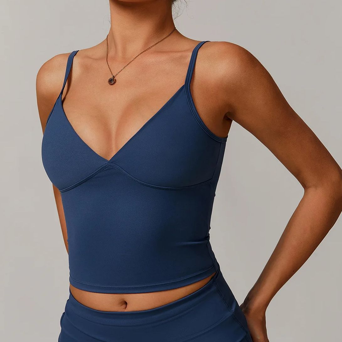 Breathable Sports Bra Fitness  - Crop Top Crochet 评论和价格