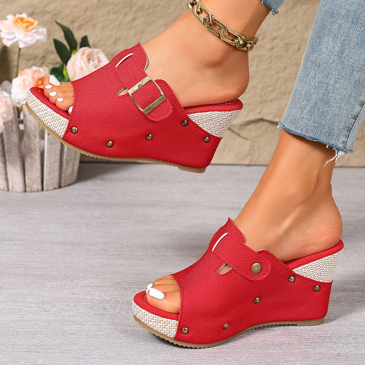 Summer Women's Espadrille Wedg - Wedge Espadrille Women 评论和价格