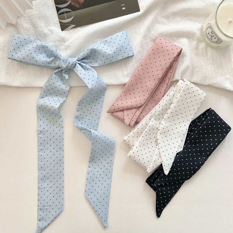 130cm Long Scarf Luxury Ribbon - Headband Summer Knit 评论和价格