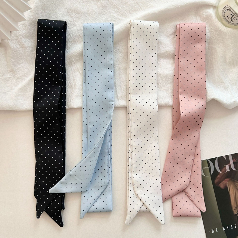 130cm Long Scarf Luxury Ribbon - Headband Summer Knit 评论和价格