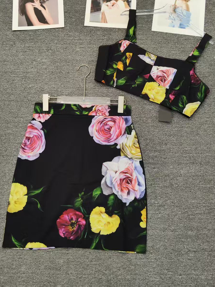 Retro flower print long-sleeve - Romper Floral Print 评论和价格