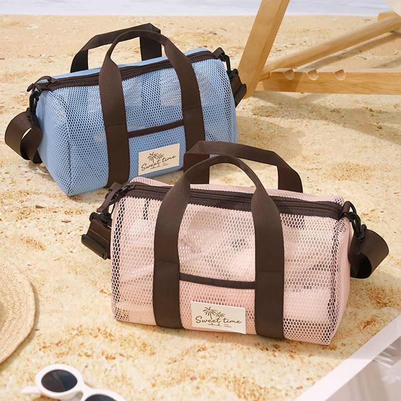 See Through Mesh Beach Bag Qui - Tote Bag Beach 评论和价格