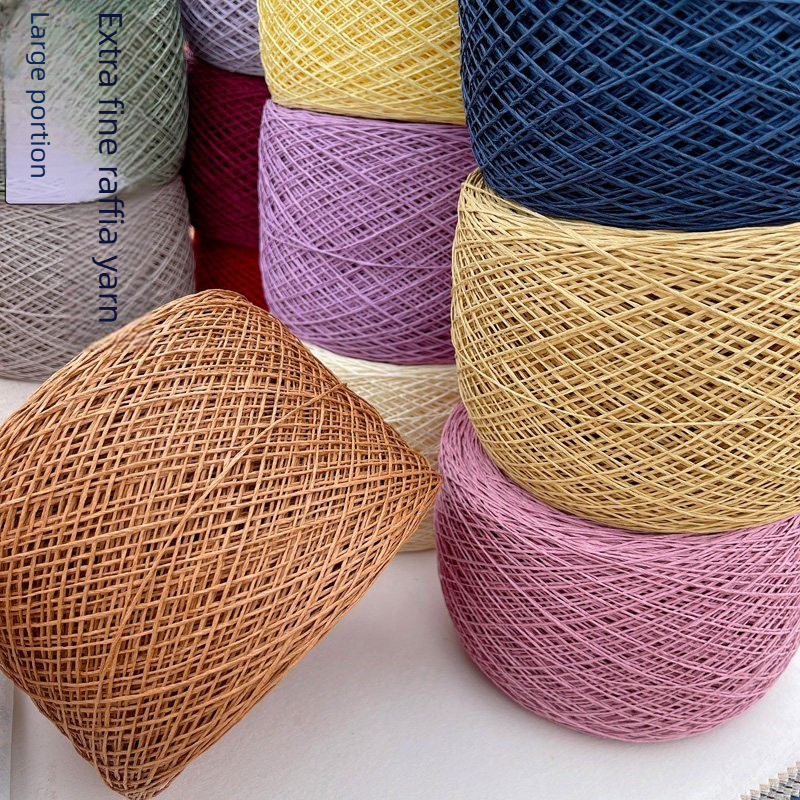 250g Thin Paper Raffia Yarn fo - Crochet Bag Raffia 评论和价格