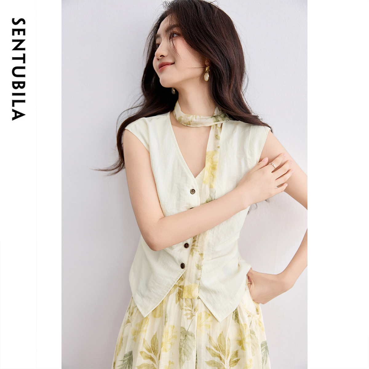 SENTUBILA Elegant Skirt Holida - Midi Skirt Floral 评论和价格