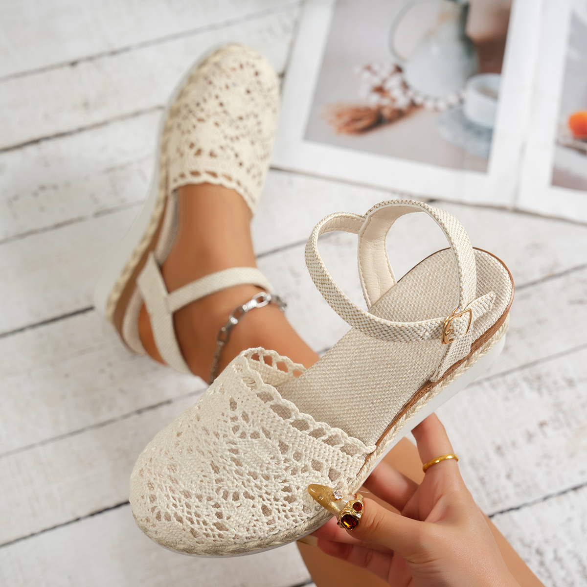 Women Wedge Sandals 2025 Summe - Wedge Espadrille Women 评论和价格