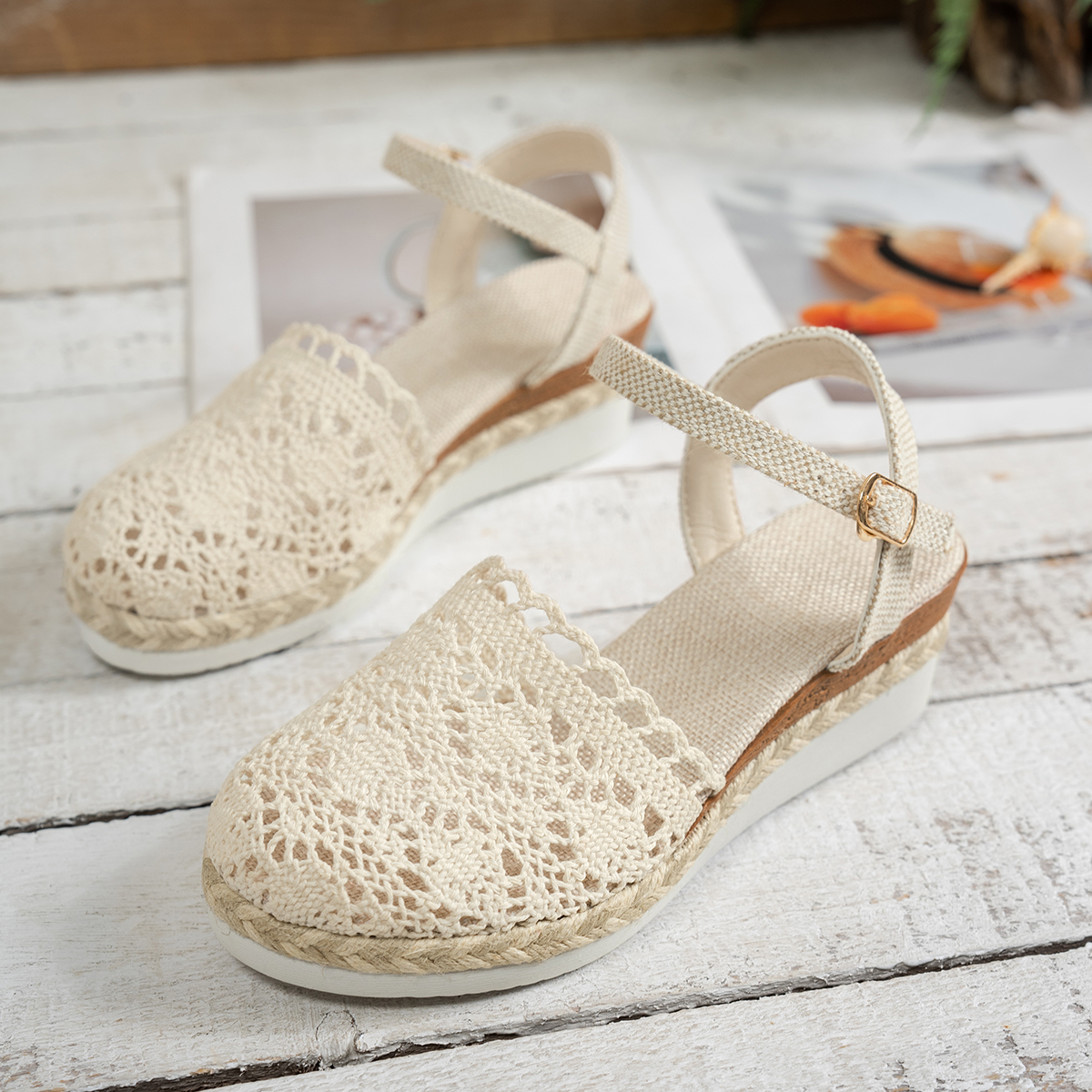 Women Wedge Sandals 2025 Summe - Wedge Espadrille Women 评论和价格