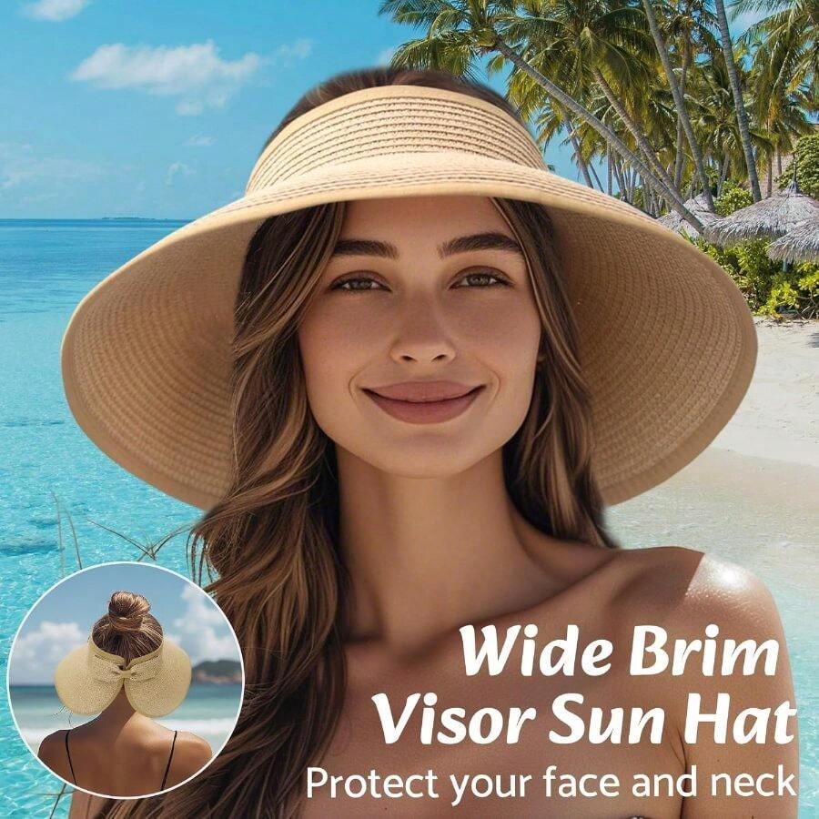 NPQQUAN Sun Visor Hats For Wom - Hat Floppy Wide 评论和价格