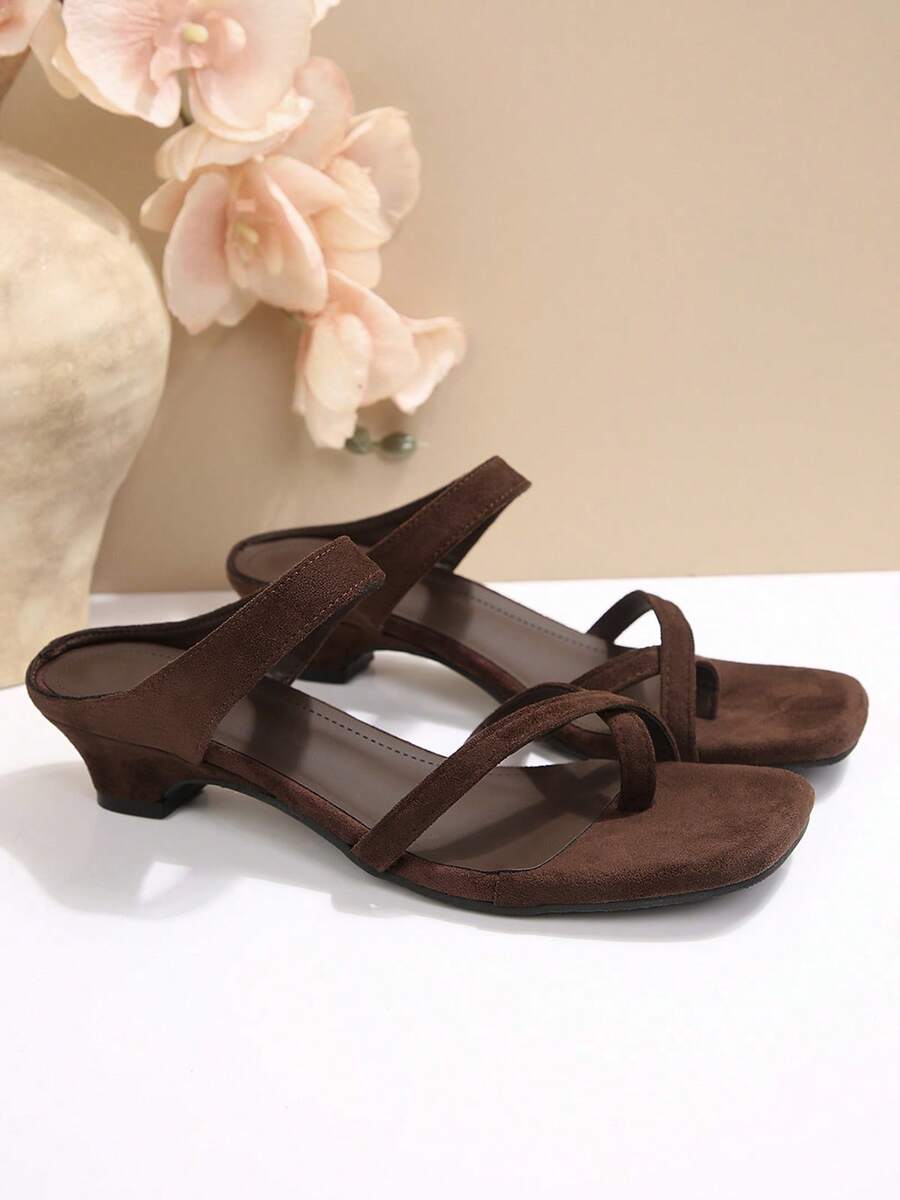 Womens Strappy Low Block Heel  - Sandal Strappy Heeled 评论和价格