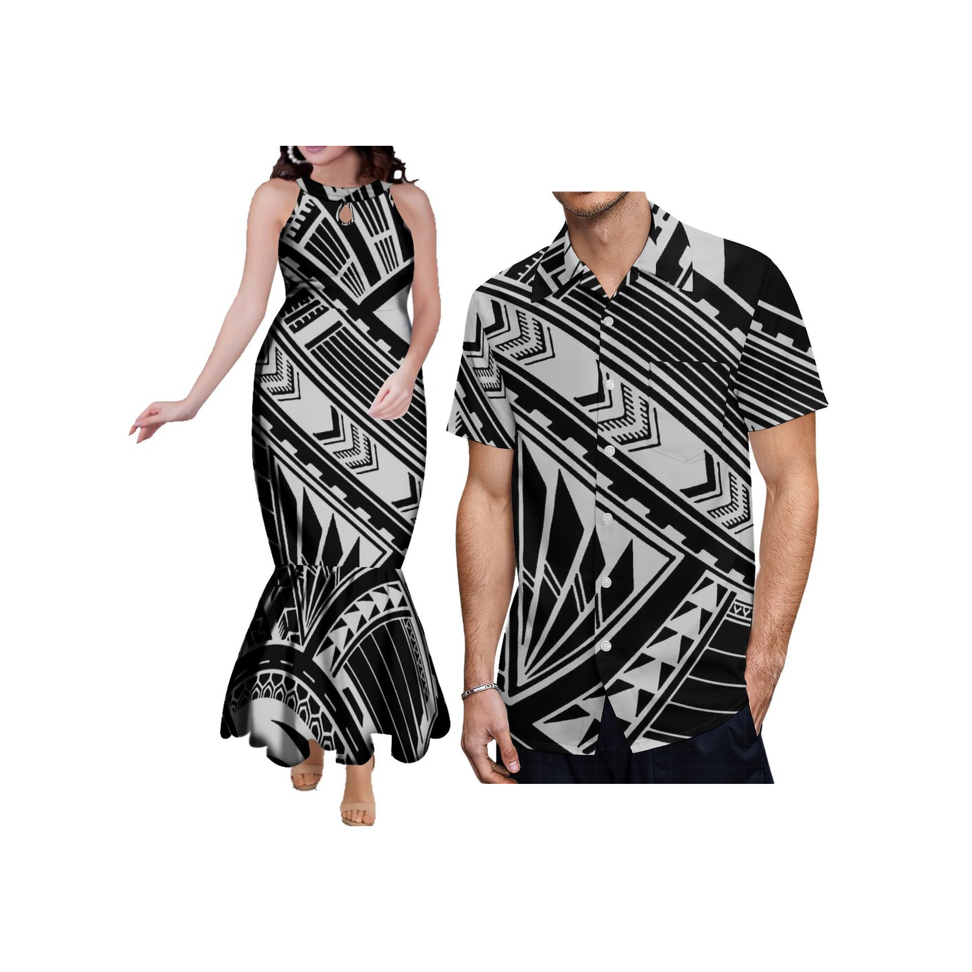 Customized Couples Clothes Big - Maxi Dress Halter 评论和价格