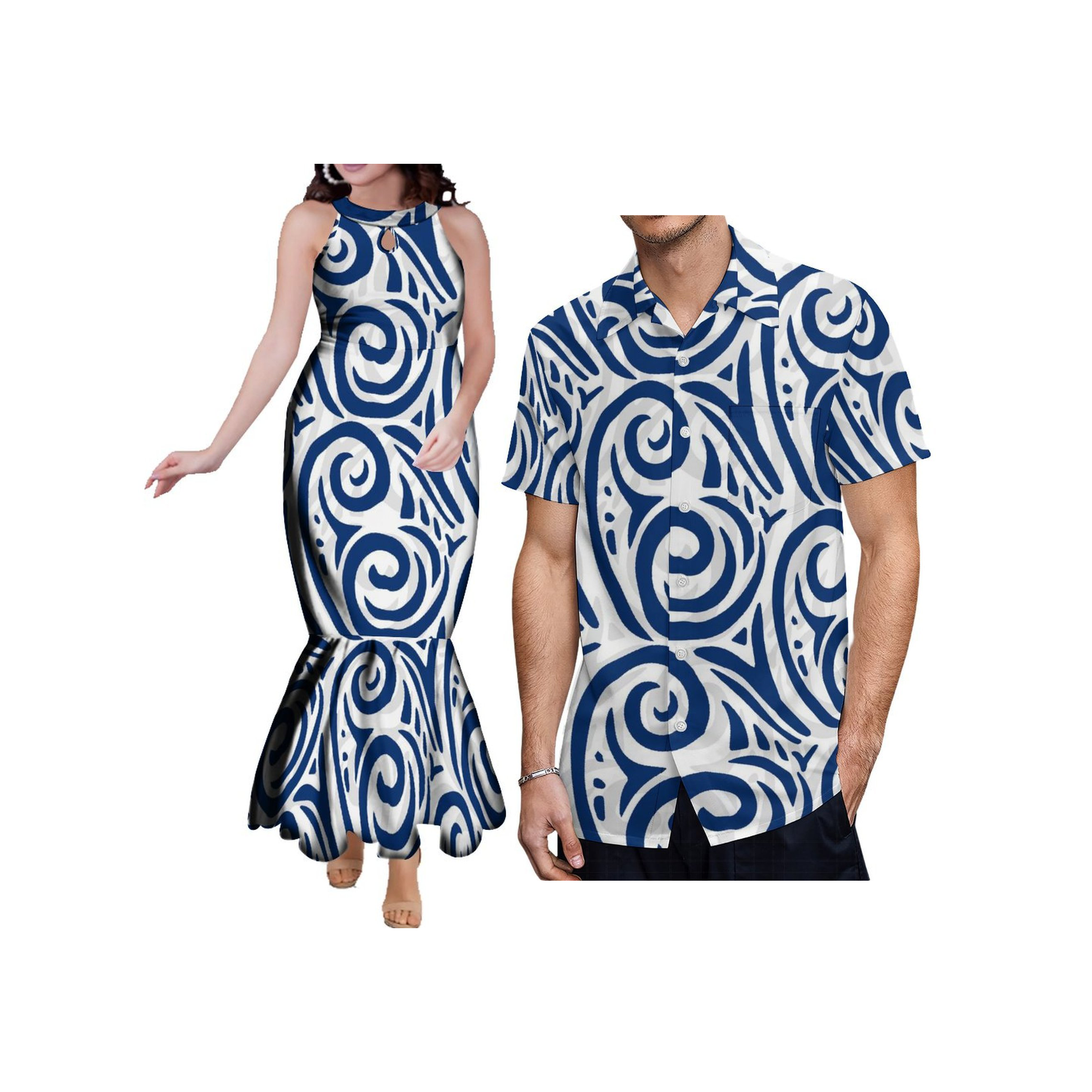 Customized Couples Clothes Big - Maxi Dress Halter 评论和价格