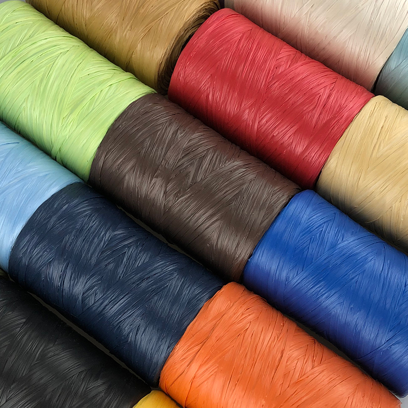 100g/pcs Flat Raffia Paper Yar - Crochet Bag Raffia 评论和价格