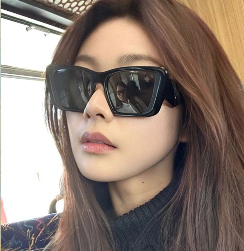 Retro Square Sunglasses Men Wo - Sunglasses Cat Eye 评论和价格