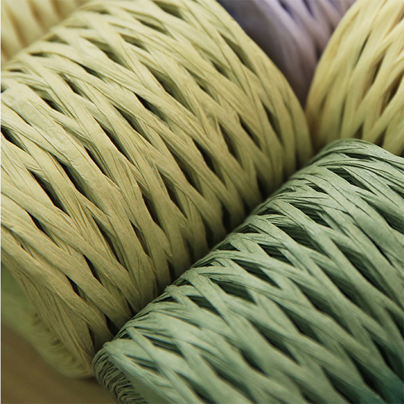 200m Natural Raffia Straw Yarn - Crochet Bag Raffia 评论和价格