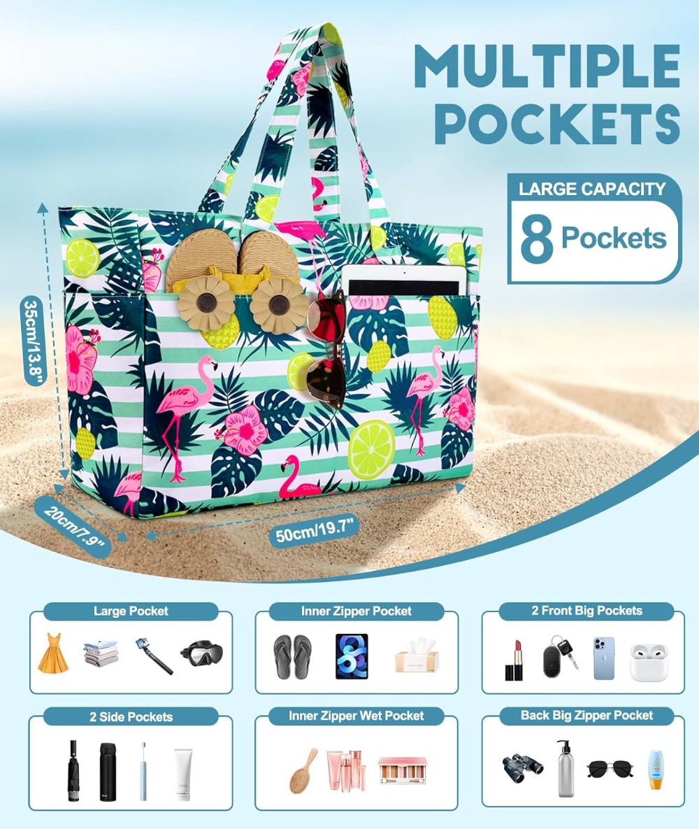 Extra Large Beach Bag Waterpro - Tote Bag Beach 评论和价格