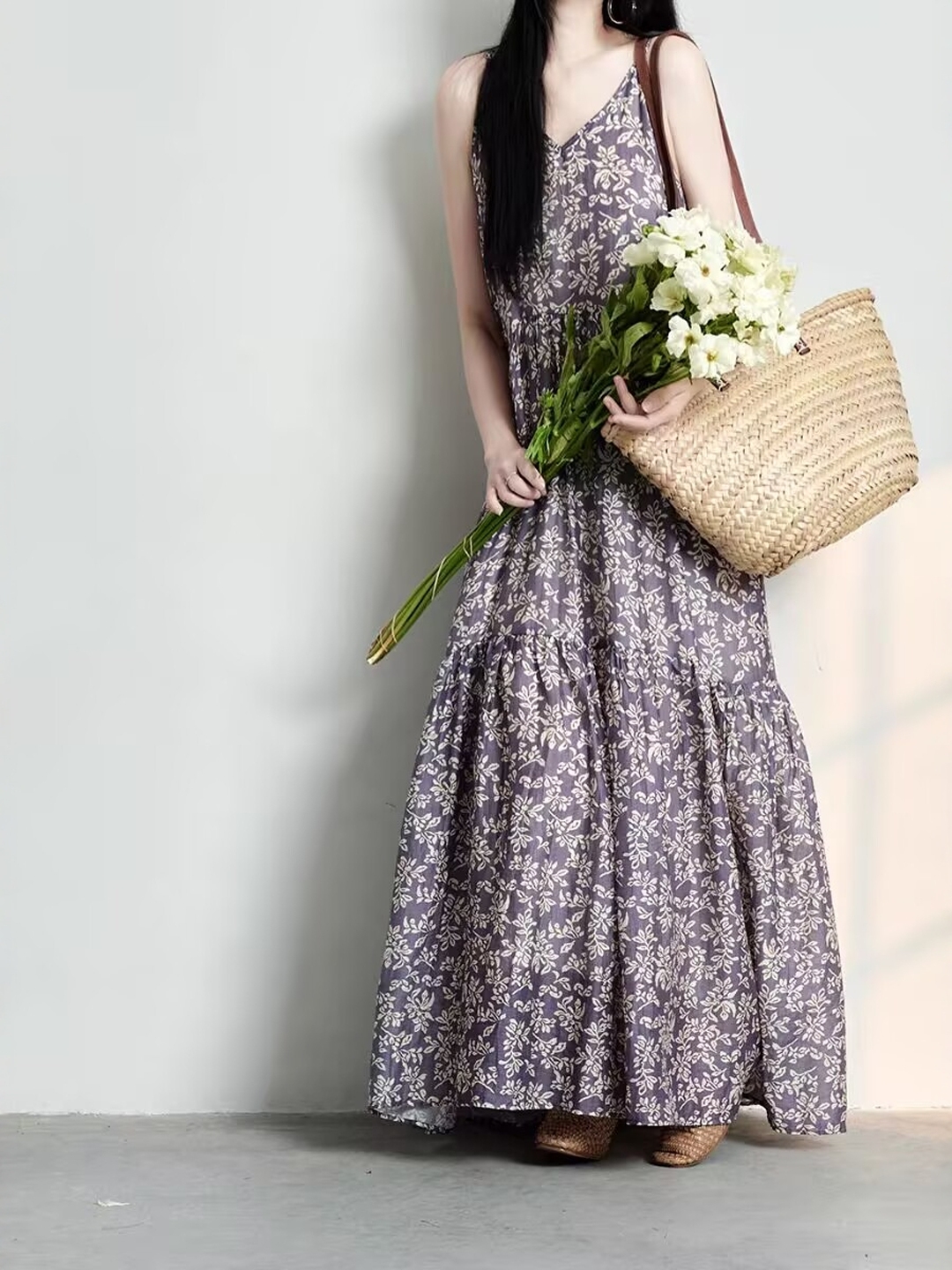 Elegant Japanese Style plus Si - Linen Dress Wrap 评论和价格