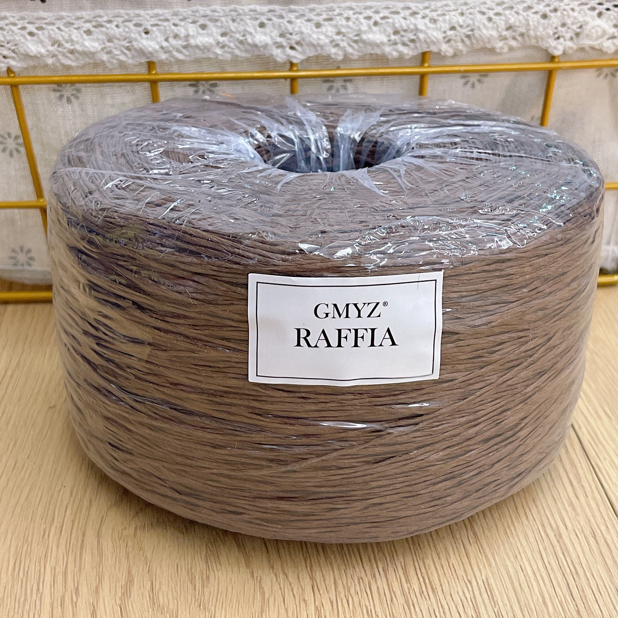 Plain Raffia Yarn Natural 220g - Crochet Bag Raffia 评论和价格