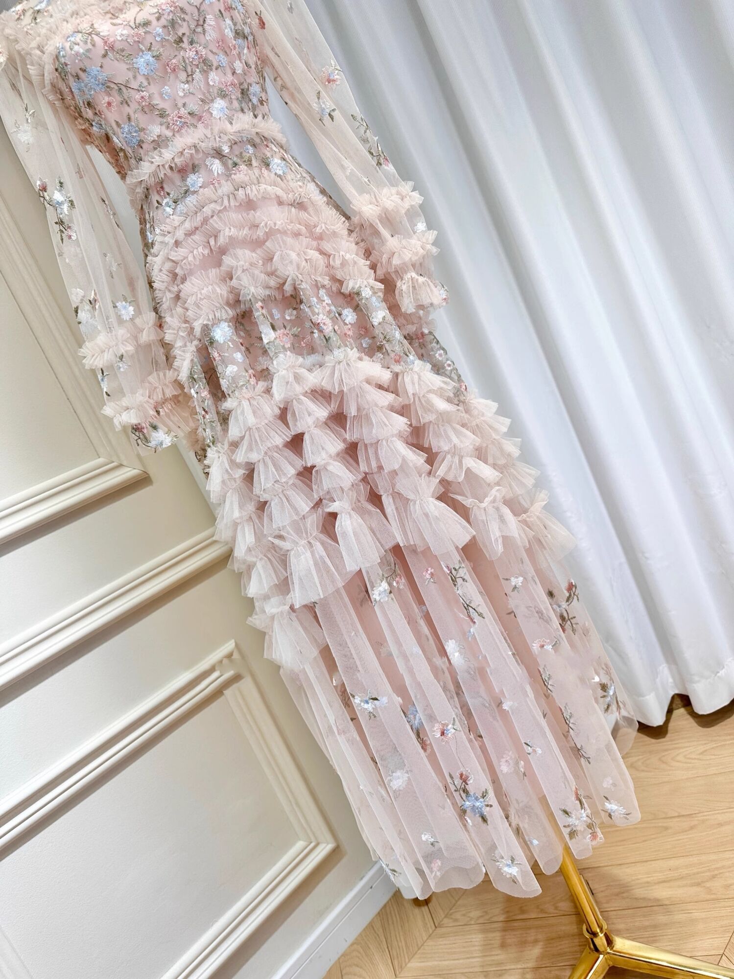 Summer Autumn Fashion Flower E - Linen Dress Wrap 评论和价格