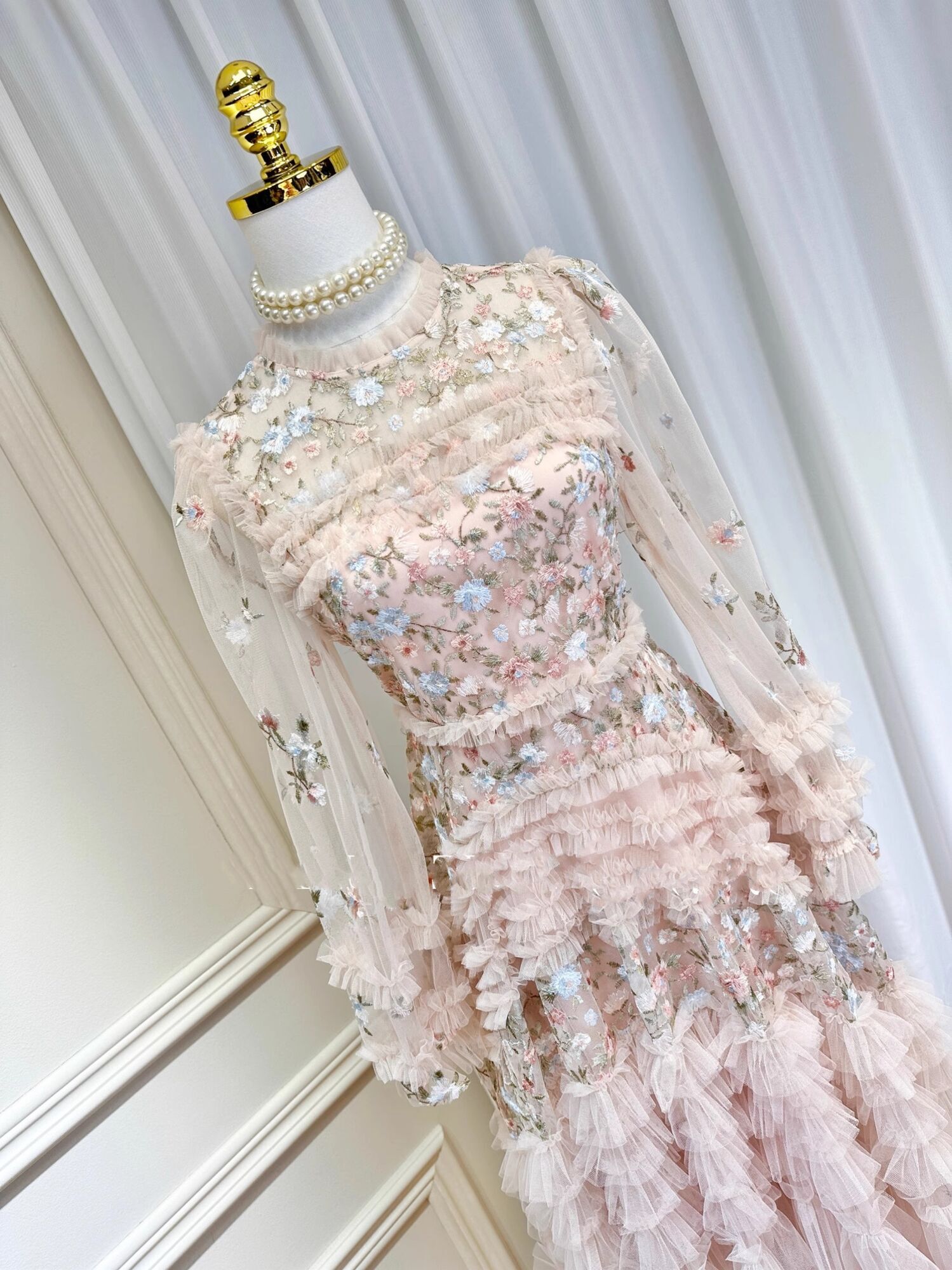 Summer Autumn Fashion Flower E - Linen Dress Wrap 评论和价格
