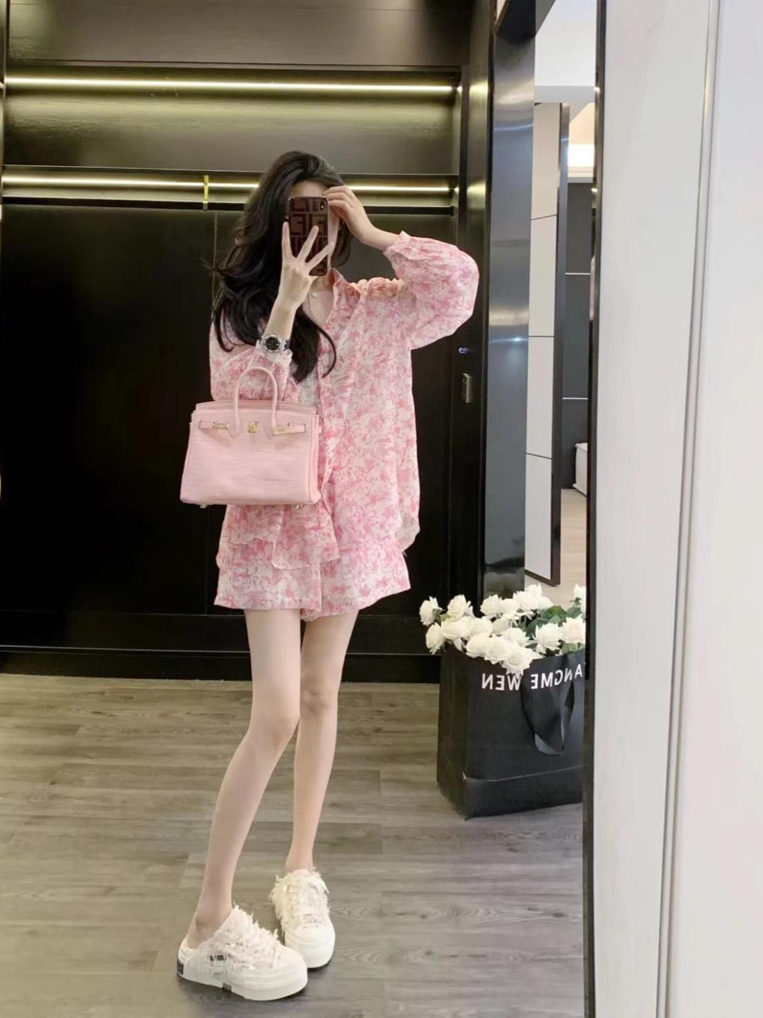 Woman Shorts Sun Protection Pr - Romper Floral Print 评论和价格