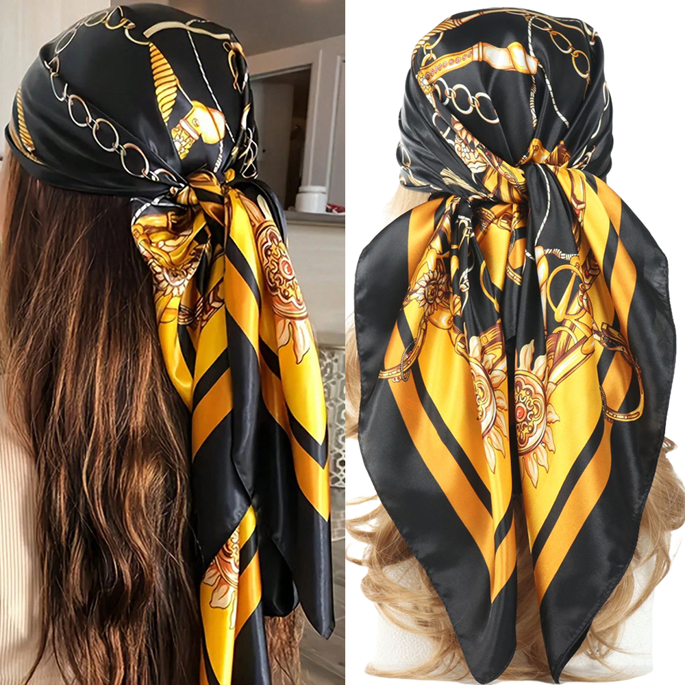 Luxury 90*90CM Vintage Chain P - Headband Summer Knit 评论和价格