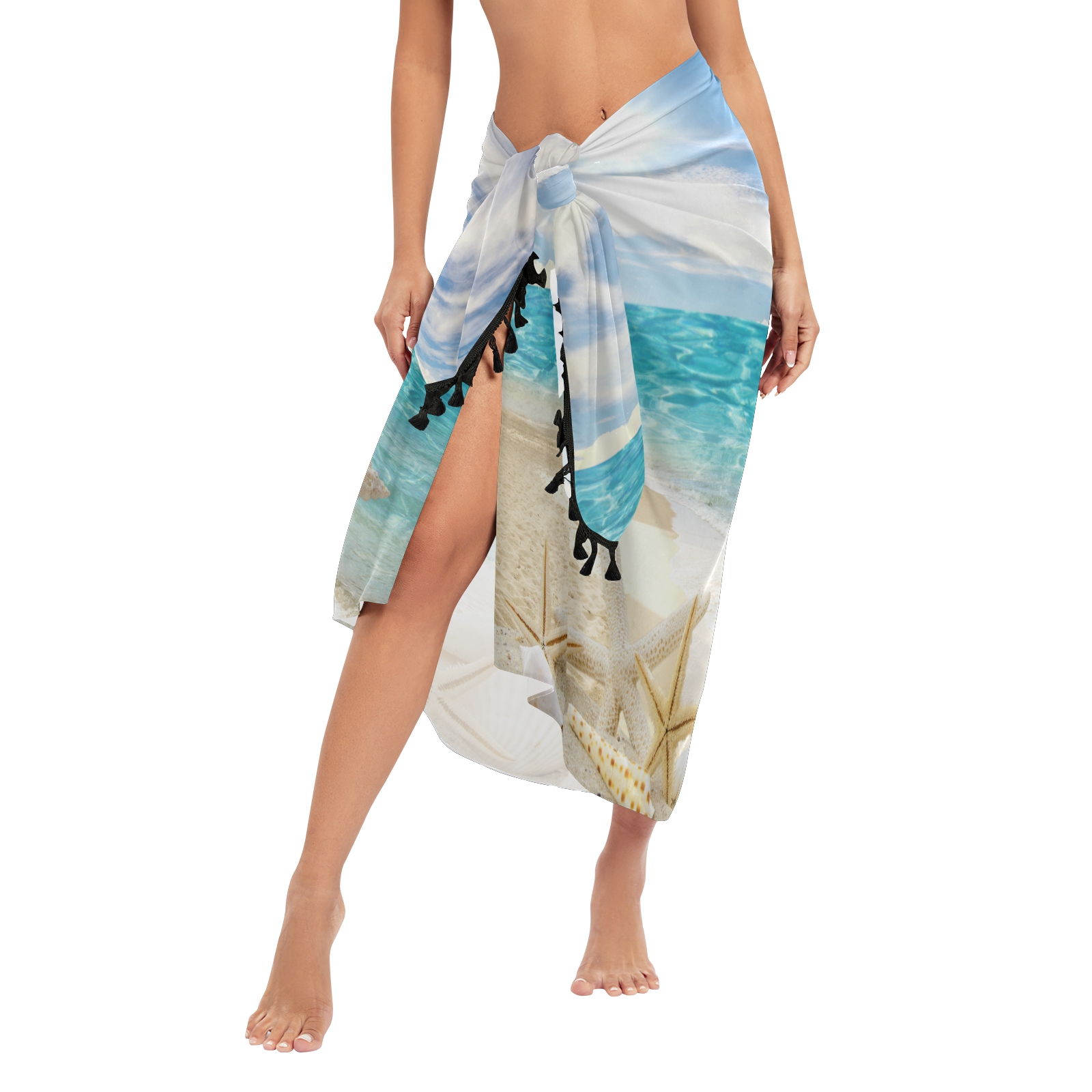Sexy Women Chiffon Swimwear Pa - Cover Up Kaftan 评论和价格