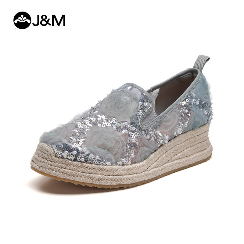 2026 J&M Women Wedges Fashion  - Wedge Espadrille Women 评论和价格