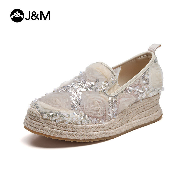 2026 J&M Women Wedges Fashion  - Wedge Espadrille Women 评论和价格