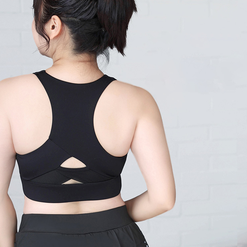 Plus Size Sports Top Woman Gym - Bralette Triangle Set 评论和价格