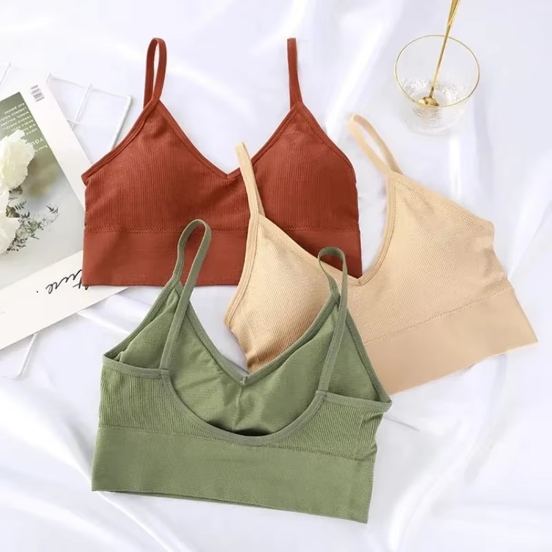 Seamless Women Push Up Bra Bea - Bralette Triangle Set 评论和价格