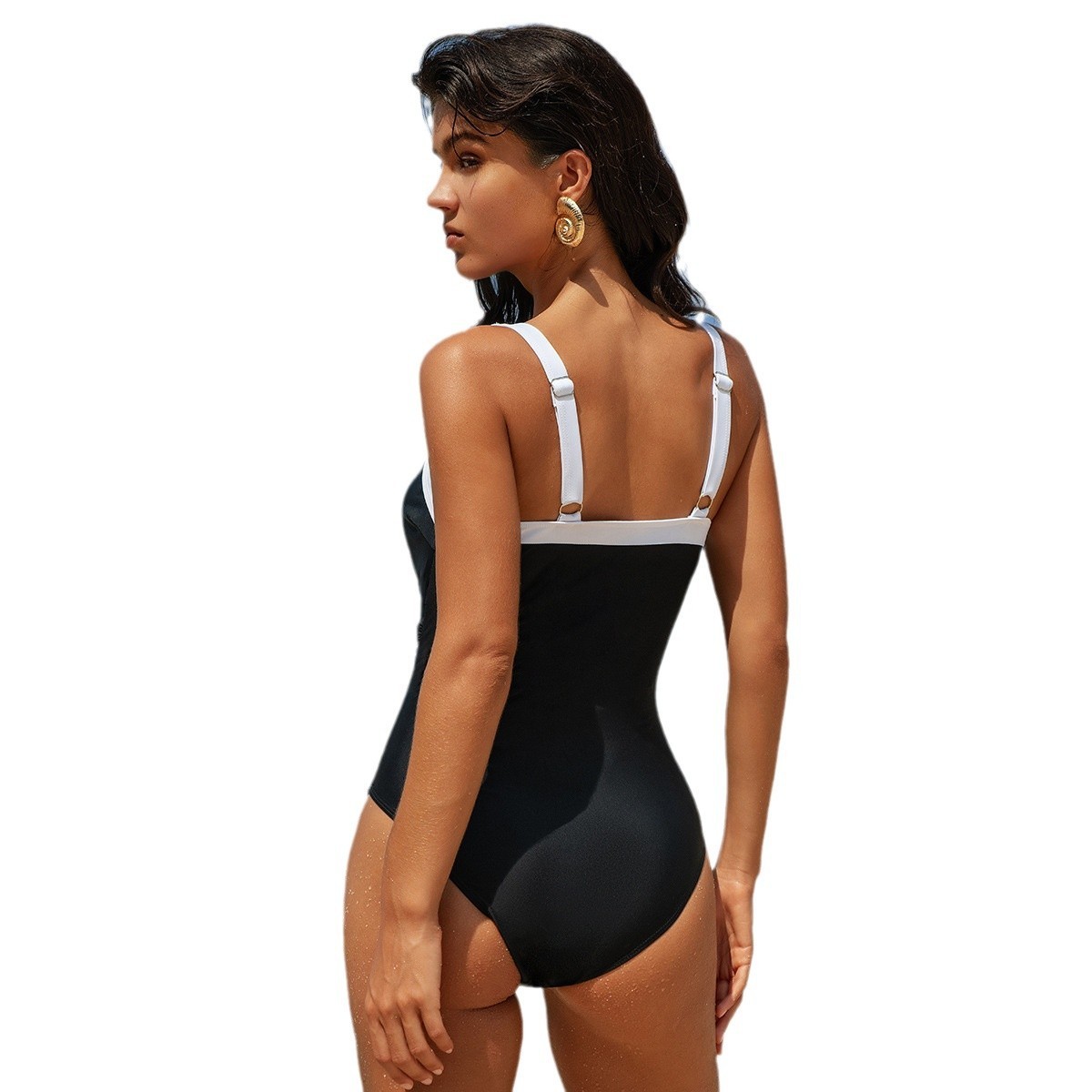 Swimwear Woman One Piece Swims - Swimsuit Bikini Ruched 评论和价格